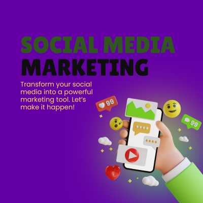 social media marketing 400 x 400 px